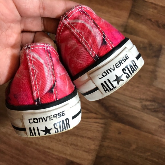 Rose Red/Pink Converse - Picture 3 of 6